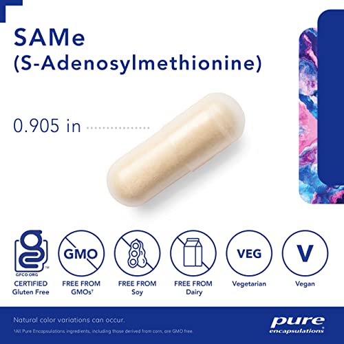Pure Encapsulations Same | S-Adenosylmethionine Supplement To Support Joint Comfort, Liver, And Cognitive Function* | 60 Capsules #TOP3
