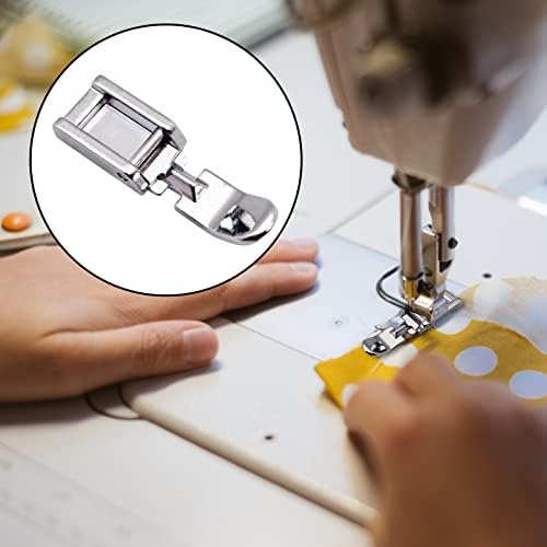 1pcs Zipper Sewing Machine Presser Foot,Narrow Clip ON Zip,Zipper Foot,Suitable for Low Shank Snap on Singer Brother Babylock Janome Kenmore White Juki New Home Simplicity Elna Husqvarna Bernina