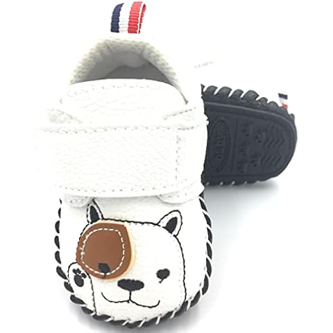 Gatsy Baby Boys & Girls Shoes Toddler Shoes Non-Slip Rubber Sole Soft Faux Leather Pre-Walkers First Shoes Cover