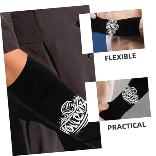 Gogogmee 1 Par Pulseiras De Vôlei Mangas De Compressão Esportiva Mangas De Antebraço De Vôlei Passan