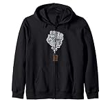 Vaping Fist - Cigarrillo Vape E Sudadera con Capucha
