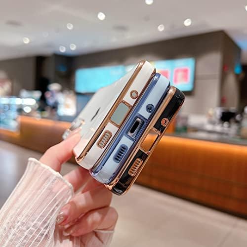 Compatible with Samsung Galaxy S20 FE Case,Love Heart Pattern Electroplated Design Soft TPU Shockproof Protective Phone Case Full Camera Lens Protection Cover for Samsung Galaxy S20 FE 5G-White