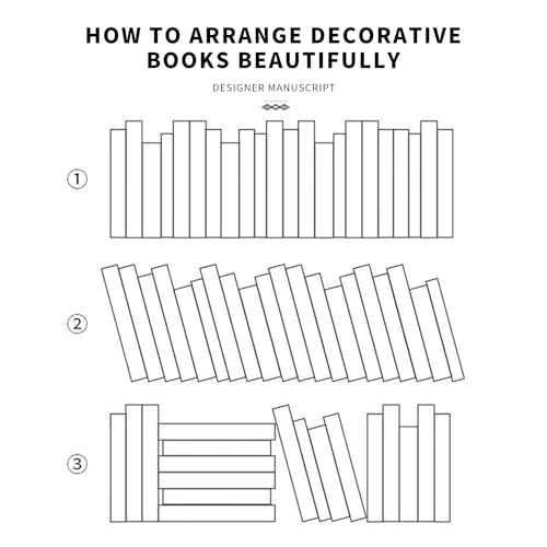 YSOOUA 4 Stück Deko Bücher für Heimdekor Dekorative Bücher Dekobücher Faltbare Gefälschte Bücher Kartonschachtel nur Gefälschte Bücher Display Bücher für Couchtisch Regale Dekobücher für Büro (A)