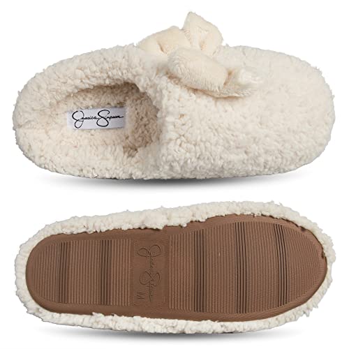 Jessica Simpson Womens Casual Slipper, Ivory, Large Us #TOP5