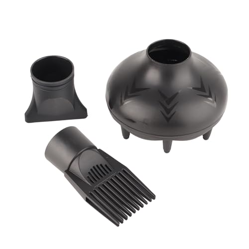 Universal-Diffusor-Haartrockner-Aufsatz, Trockner-Diffusor-Düsen-Set, Haar-Styling-Werkzeug, 3-teilig, Professionelles Haartrockner-Zubehör für Verschiedene Frisuren