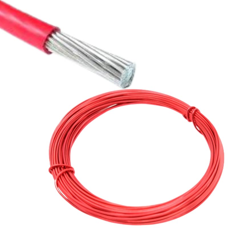 Image of Texton Aluminium Wires 1.5mm for Domestic and Industrial Electric Connections up to 1500 watts 10 Meter (Black)