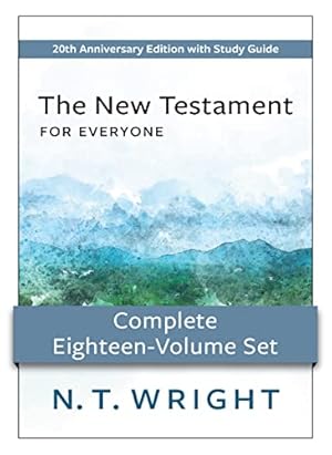 Book cover New Testament for Everyone Complete Eighteen-Volume Set: 20th Anniversary Edition with Study Guide