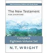 New Testament for Everyone Complete Eighteen-Volume Set: 20th Anniversary Edition with Study Guid...