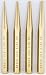 Grace USA - Brass Starter Punch Set - BSP4 - Gunsmithing - Brass Punches - 4 piece - Gunsmith Tools & Accessories