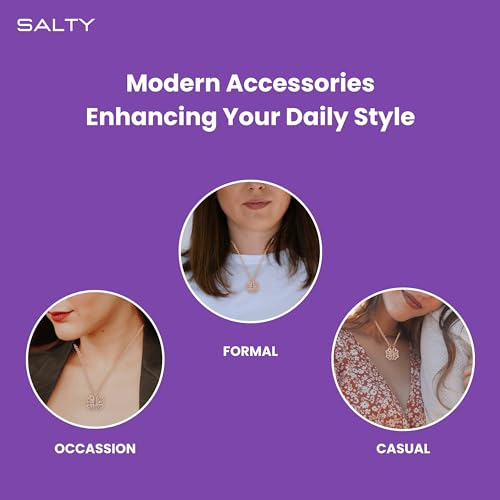 Salty Vibrant Blue Winged Butterfly Beauty Pendant Necklace for Women & Girls | Neck Chain | Locket | Fancy & Stylish | Modern Design | Birthday & Special Occassion Gift |... - Image 6