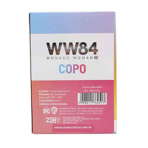 COPO VIAGEM SNAP 300ML MULHER MARAVILHA