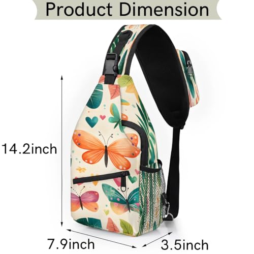 Morrales Sling Bag unisex para viaje y senderismo miniatura 2