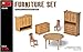 MiniArt 1:35 Scale Furniture Set Plastic Model Kit