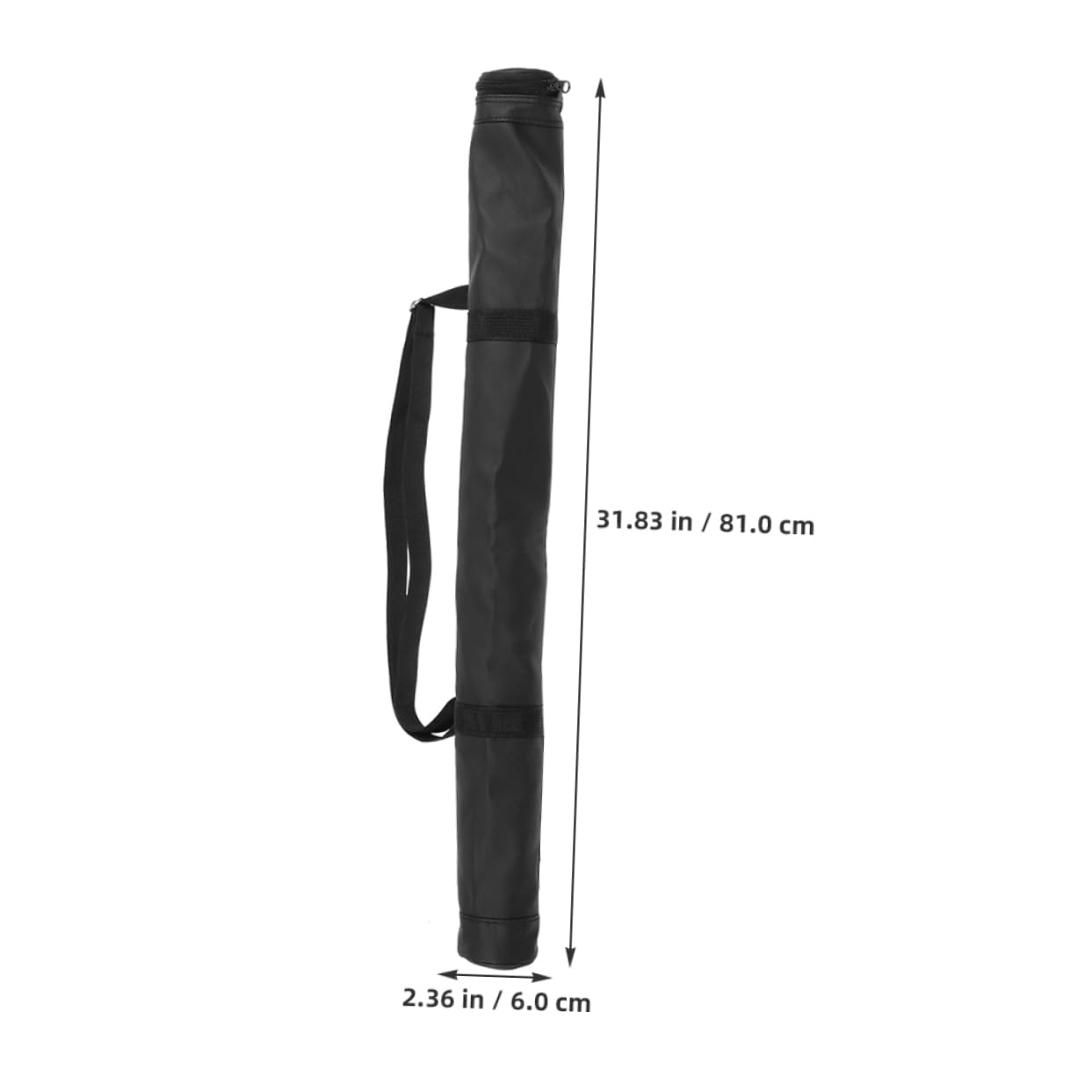 Toyvian Bolsa para Bate de Béisbol Ligera de Tela Oxford Negra Diseño Versátil y Cómoda, Adecuado para Atletas en Movimiento Que Necesitan Transportar Bates 32 Pulgadas