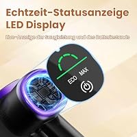 Zynet S9 Akku Staubsauger Kabellos, 45KPa/500W/45Min Kabelloser Staubsauger – Ansicht 4