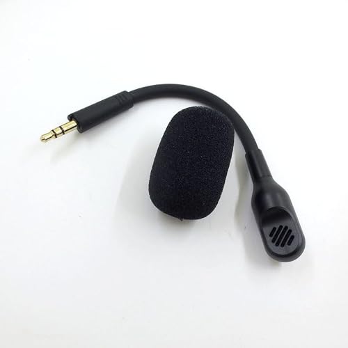 Miniatura 3 de Yaowanguan Barracuda X Micrófono,Mic Reemplazo Desmontables 3.5mm Game Boom Cancelación Ruido Micrófono Con Espuma Para Razer Barracuda X Auriculares Inalámbricos Multiplataforma Negro