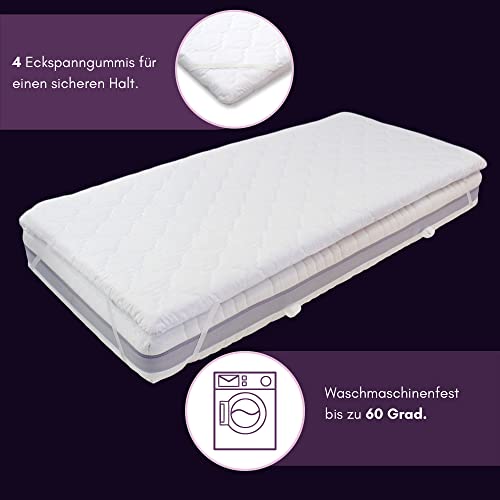 Gel-Topper 80×200 cm NightGel Gelschaum Matratzenauflage