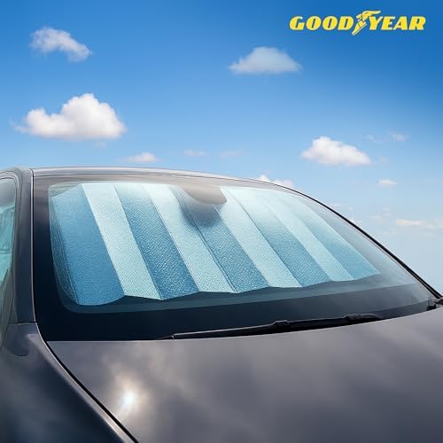 Goodyear Universal Windscreen Folding Foil Sun Shade Car Van Windshield Window - View 7