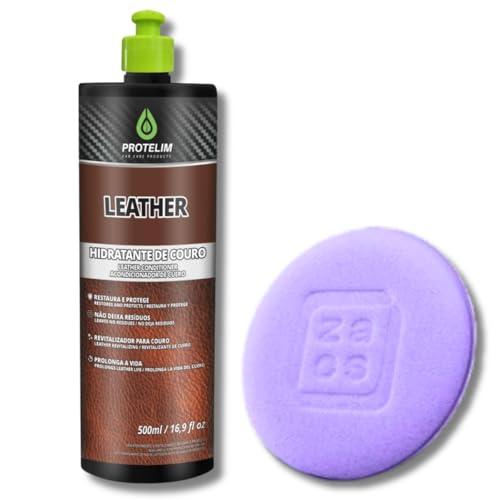 Leather Hidratante Revitalizador Condicionador Couro + Aplicador de Espuma