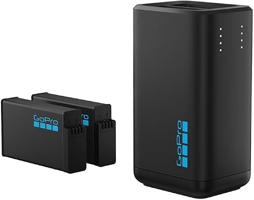 GoPro Dual-Battery Charger with Enduro Batteries for MAX2 Action Camera