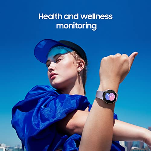 SAMSUNG Galaxy Watch 5 40mm Bluetooth Smartwatch w/ Body, Health, Fitness and Sleep Tracker, Improved Battery, Sapphire Crystal Glass, Enhanced GPS Tracking, US Version, Pink Gold Bezel w/ Pink Band by Samsung - Image 4