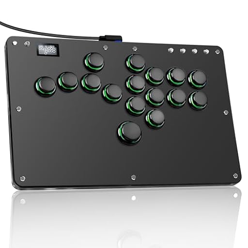 Sehawei Arcade Stick R16 Controlador Arcade de 16 Teclas para PC/Ps3/Ps4/Switch/Steam,Stick de Lucha para Juegos de Lucha con RGB Personalizado & Funciones Turbo & Hot Swap Negro | Ya disponible en tu tienda friki favorita! En mundofriki.es! Sehawei Arcade Stick R16 Controlador Arcade de 16 Teclas para PC/Ps3/Ps4/Switch/Steam,Stick de Lucha para Juegos de Lucha con RGB Personalizado & Funciones Turbo & Hot Swap Negro | Ya disponible en tu tienda friki favorita! En mundofriki.es!