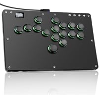 Sehawei Arcade Stick Controlador Arcade de 16 Teclas para