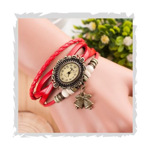 Image of Spiffy Vintage Style Bracelet Watch for Woman, Watch for Women Latest, Watch for Girls Stylish, Women Watches Branded, Women Watches, Bell Charm