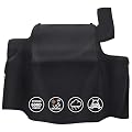 Hisencn Grill Cover for Green Mountain Daniel Boone Prime WiFi Grills, Wood Pellet Grill Cover for Ledge Prime Plus WiFi Pellet Grill, Full Length BBQ Cover, 600D Fabric, Black