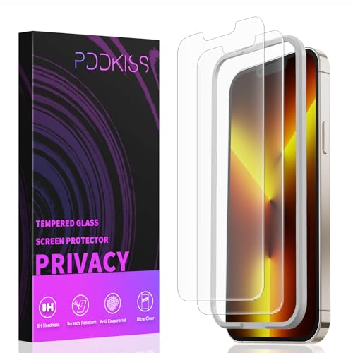 Image of PDDKISS 2 Pack Screen Protector for iPhone 13 Pro Max (2021) /iPhone 14 Plus (2022) 6.7 inch Shatterproof Tempered Glass