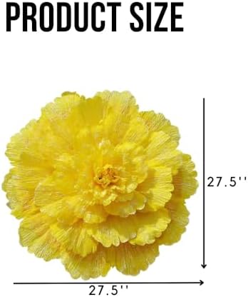 댄스 우산 69.9 x 69.1cm(27.5 x 27.5인치) 대형 작약 꽃 우산 댄스 및 축제 축하용(핑크) — 사진 6