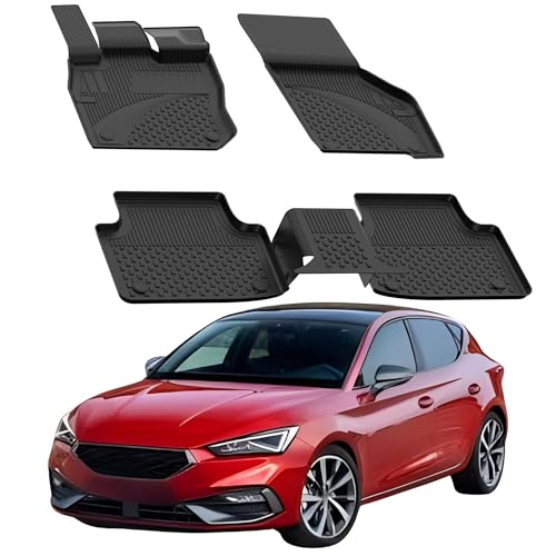Tapis Seat Leon imperméable et antidérapant en caoutchouc