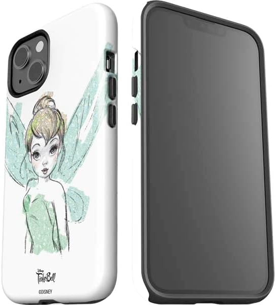 Miniatura 4 de Skinit Impact - Funda para teléfono compatible con iPhone 14 Plus, con licencia oficial de Disney Tinker Bell Watercolor Fairy