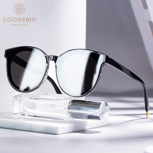 COLOSSEIN Oversized Sunglasses Womens Men, Anti-Blue Ray Nylon Lens UV400 protect3