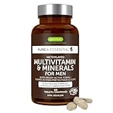 Igennus Methylated Men's Multivitamin with 21 Actives, Added Lycopene for Antioxidant Support, High Potency B12, Sustained Release, Clean Label, Non-GMO & Halal, 60 Tablets
