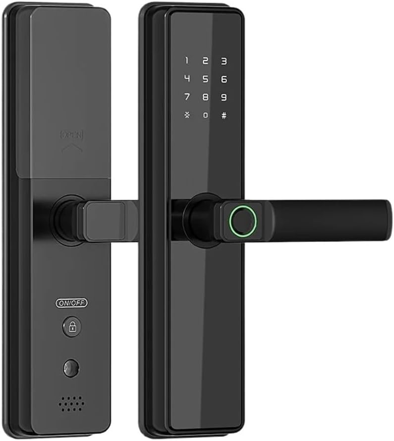 Ttlock Bluetooth Cerradura Inteligente Waterproof Fingerprint Lock Safe Work with Aleax Google Home for Smart Door Lock(B2 TTB 190R)