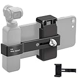 Soporte de Teléfono para dji Osmo Pocket y Soporte Móvil para Cámara Cardán con Orificio para Tornillo de 1/4 Pulgadas para Trípode