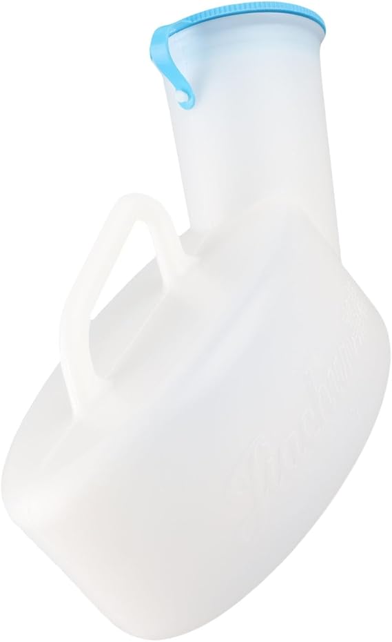 Large Capacity Leakproof Portable Pee Bottle Male Female Urinal for Travel Hospital Elderly Patients (800ml Male)