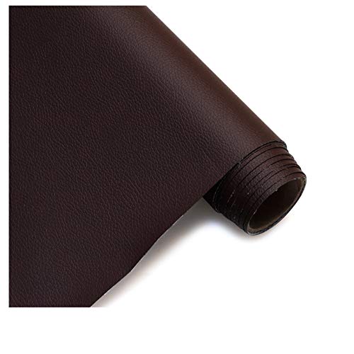 Simili cuir piqués de haute qualité vinyle chocolat ameublement