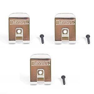 DeWalt 659916-00SV Belt Clip/Hook 3-Pack for 18V Impact Driver and Drills
