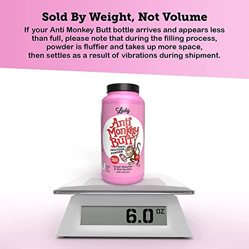 Anti Monkey Butt Lady Powder, 2 Count #TOP5