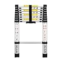 (8.5Ft/2.6M) Telescoping Ladders?EN131Standards Multi-Purpose Folding Aluminum Extension Ladder