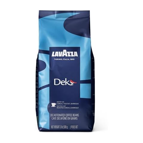 Lavazza Dek Decaffeinated Dark Roast Whole Bean Coffee Cover