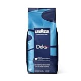 Lavazza DEK Whole Bean Coffee, Arabica and Robusta Blend, 1.1 lb Bag (Pack of 1)