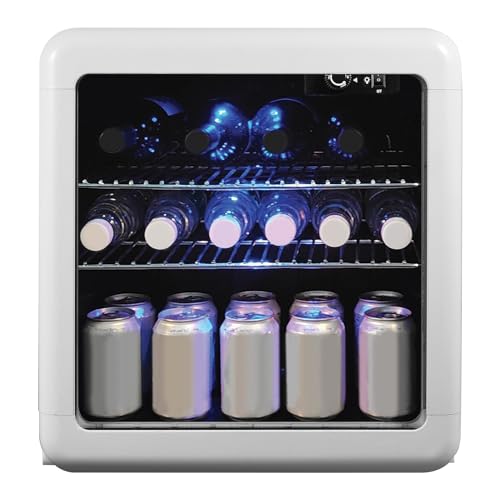 Magic Chef MCB17CHW Beverage Cooler, White on Fridge.com