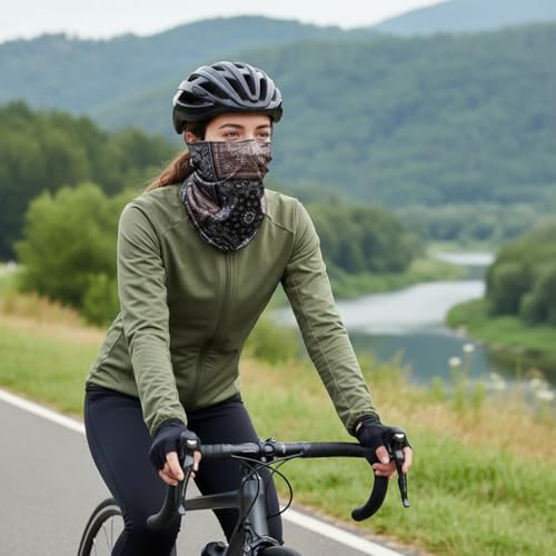 Image of Sun UV Protection Face Cover Scarf Mask Neck Gaiter Breathable Windproof Bandana Neck Gaiters
