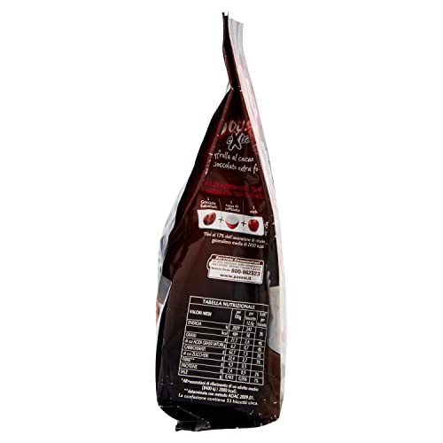 Pavesi Biscotti Frollini Gocciole Extra Dark con Cioccolato Fondente, 400g (Confezione da 2)