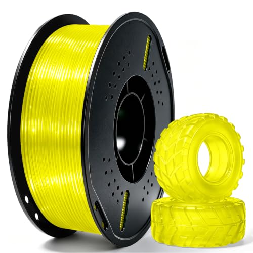 Colourbing Flexible TPU 95A 3D Printer Filament, Soft & Elastic TPU 3D Printing Filament 1.75mm, Durable & Wear-Resistan