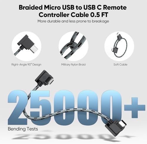Micro USB to USB C Remote Controller Cable for DJI Mavic Mini, Mavic Pro,SE — 사진 7