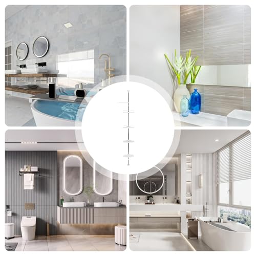 Support organisateur d'angle de salle de bain meuble de douche - 5